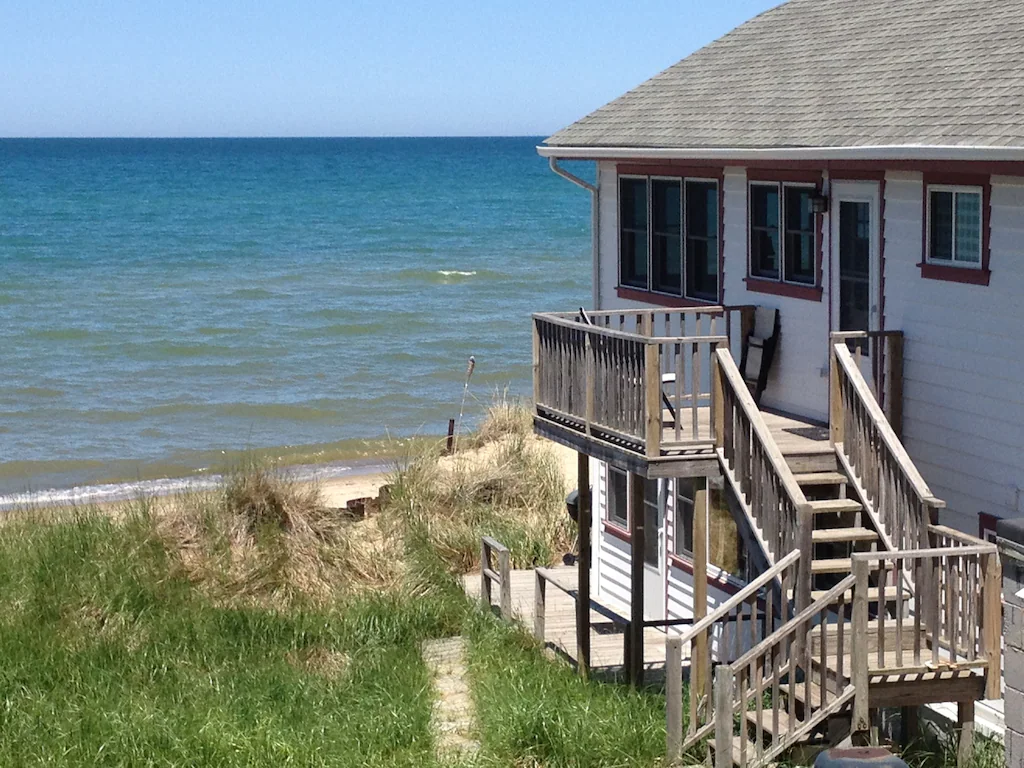 beach front Indiana dune