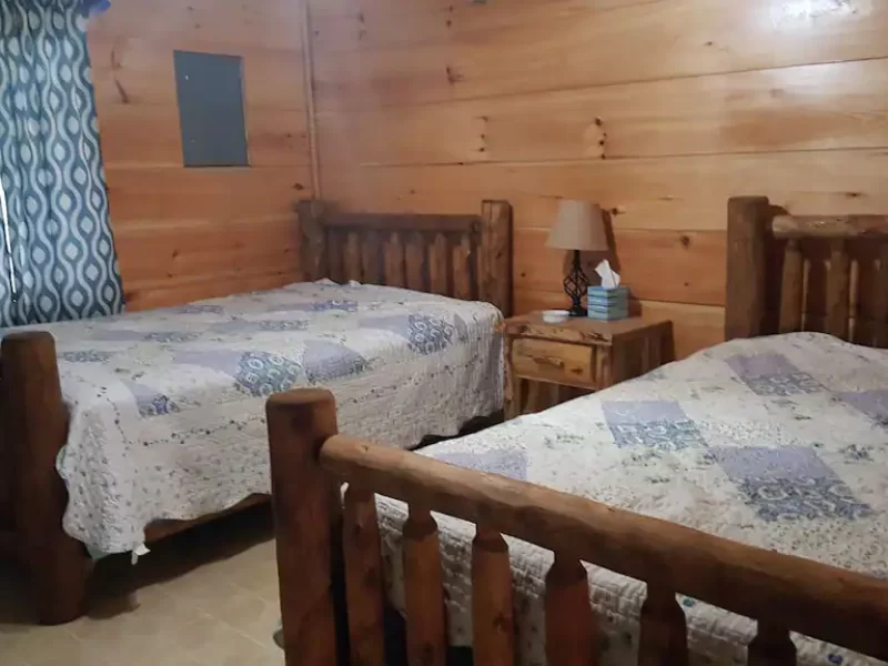 cozy cabin bedroom