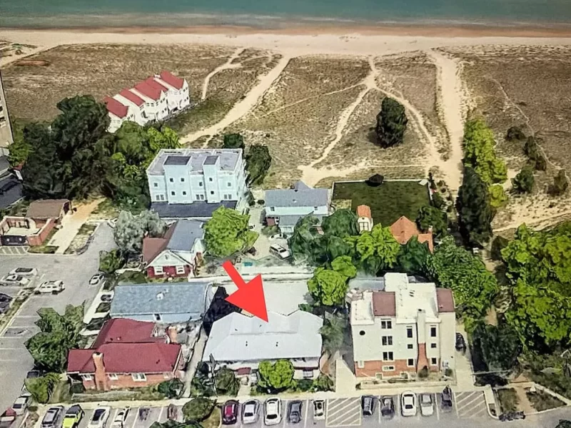location of the cabin in indiana dune